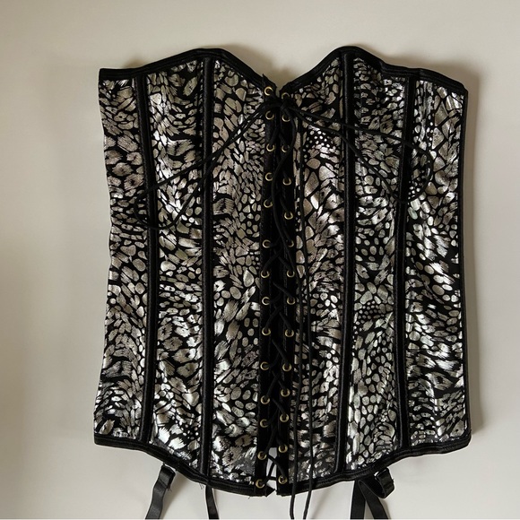 NWOT Seven ‘Til Midnight Strapless Bustier and Thong - Size 1X/2X - Picture 3 of 5